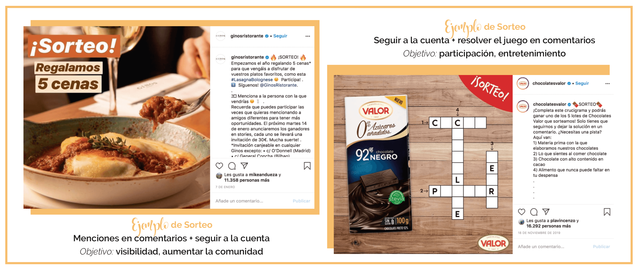 ejemplo sorteo en instagram ejemplo de sorteo o concurso en instagram